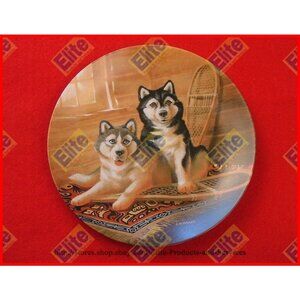 Its a Dogs Life "Lodging A Complaint" Collectors Plate by Knowles